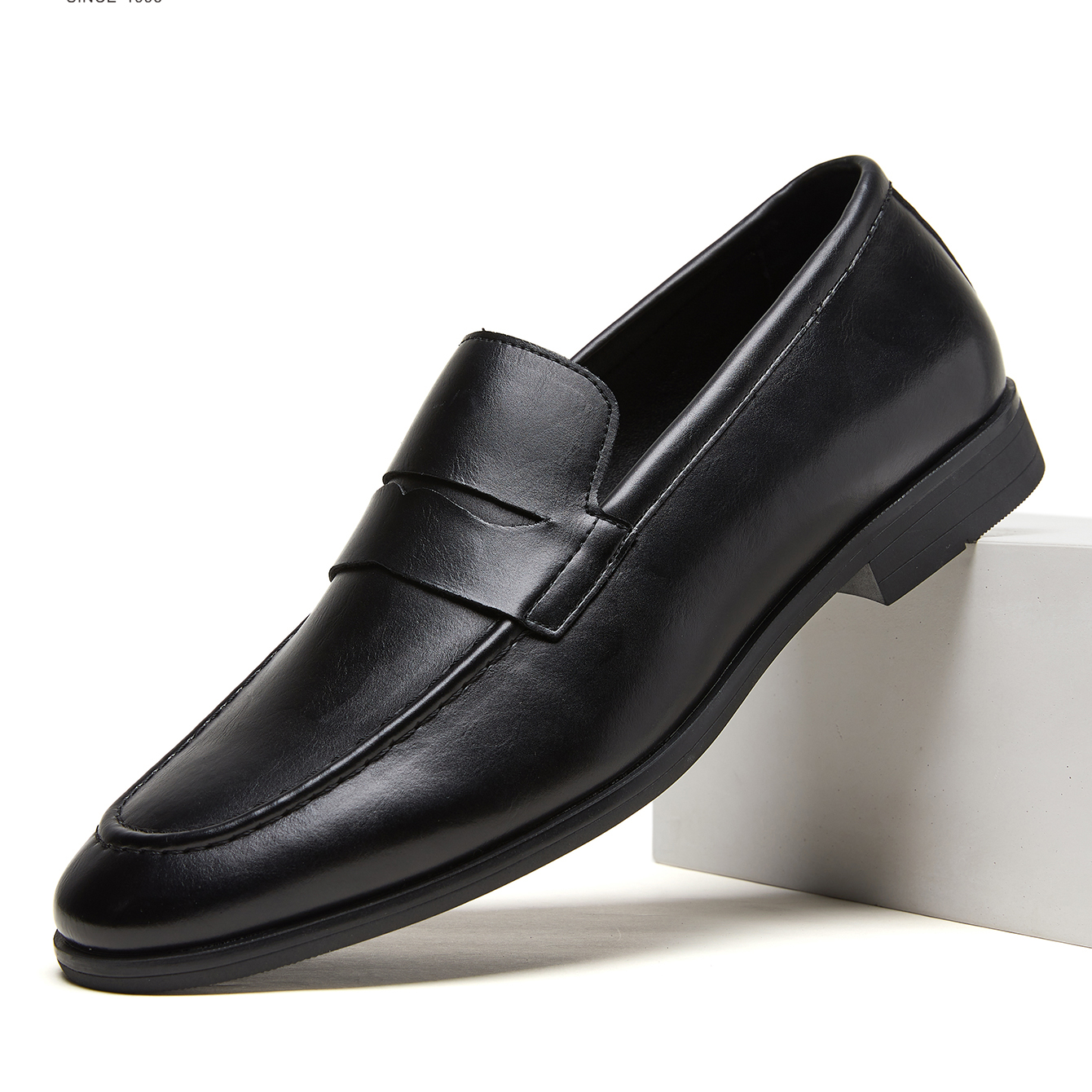 Men'S Formal Wear For Office - Men's Leather Loafers Slip-On Casual Formal