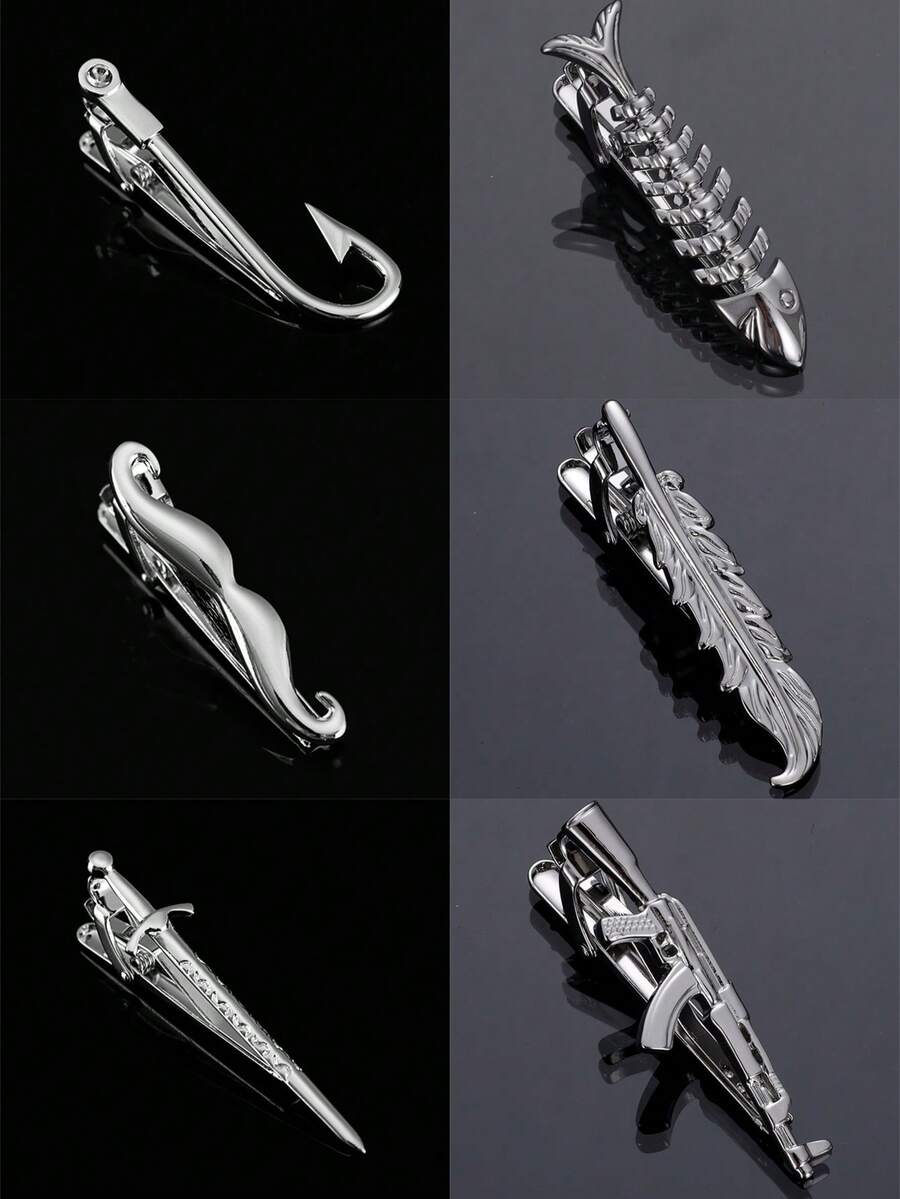 Men'S Style Formal Wear - 1pc distinctive punk-style weapon-shaped tie clip