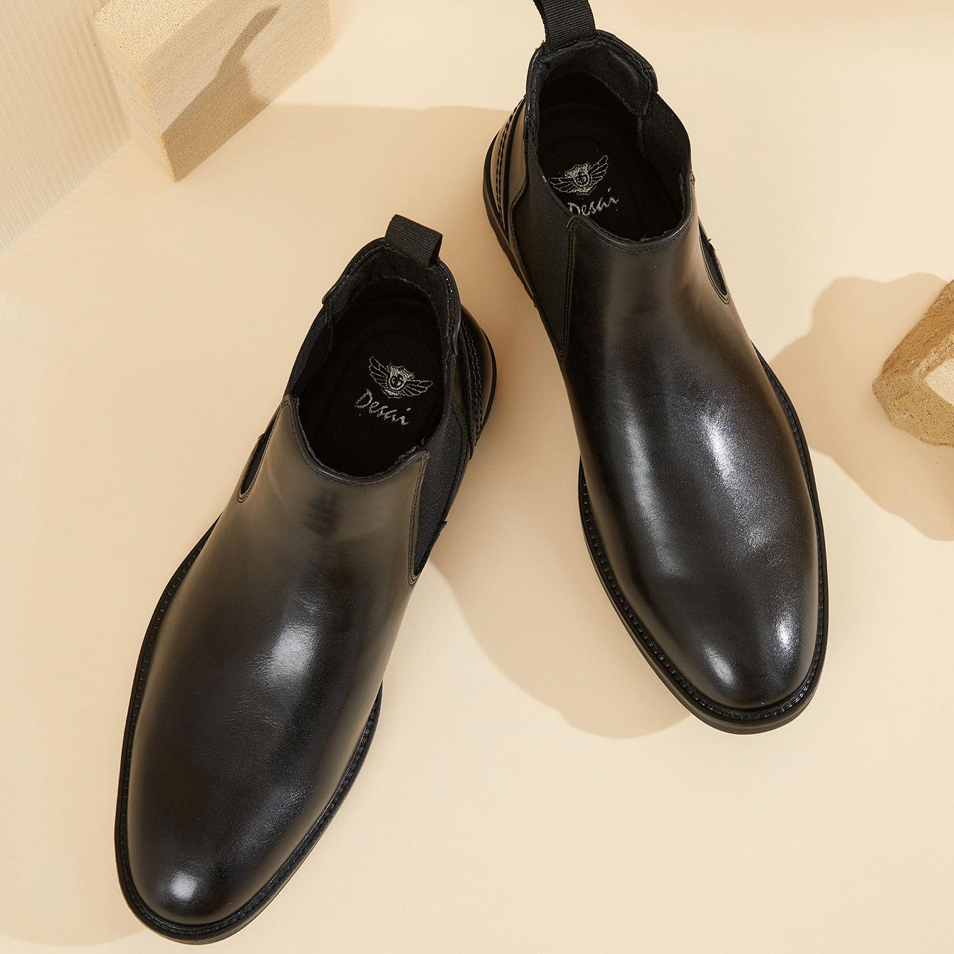 Men Leather Chelsea Boots Slip - Men'S Style Formal Wear recension och pris