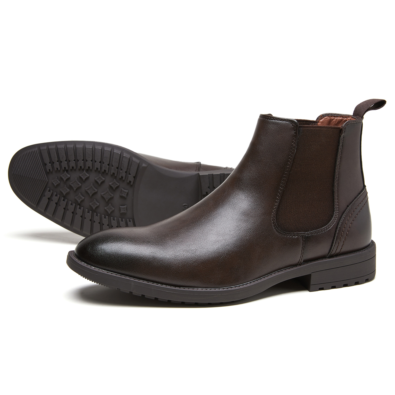 Men Leather Chelsea Boots Slip - Men'S Style Formal Wear recension och pris