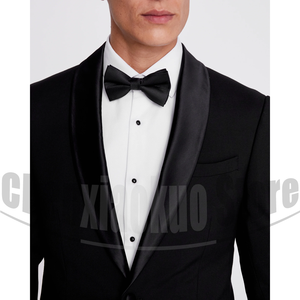 Black Men Suits 2 Piece Fashio - Men Formal Wear Fashion recension och pris