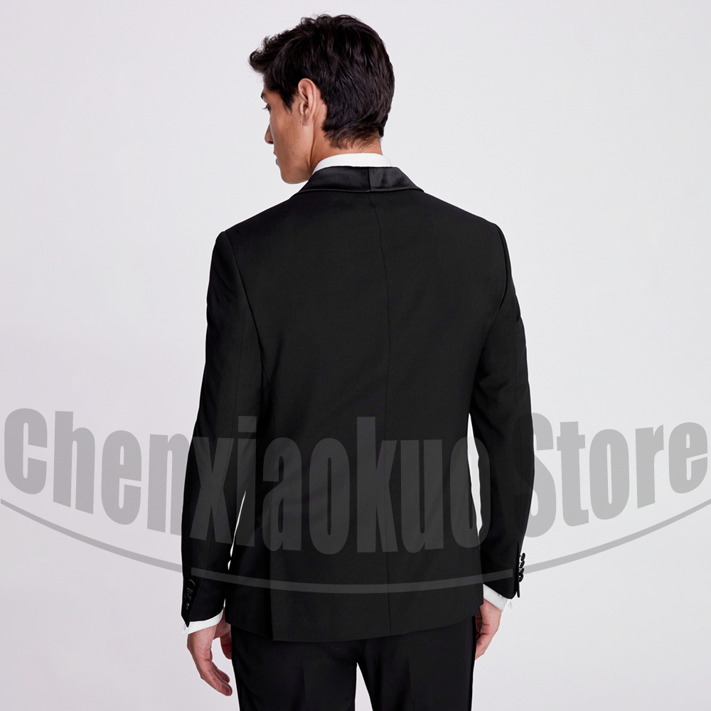 Black Men Suits 2 Piece Fashio - Men Formal Wear Fashion recension och pris