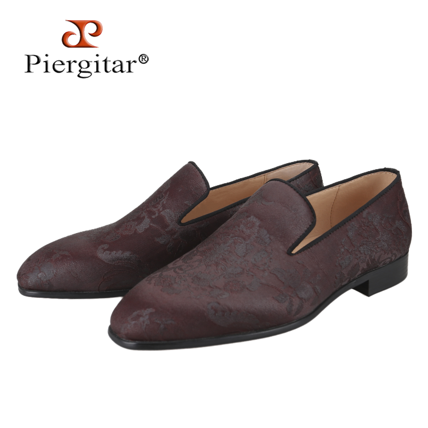 Piergitar Dark Brown Handmade  - Men Formal Wear For Wedding recension och pris