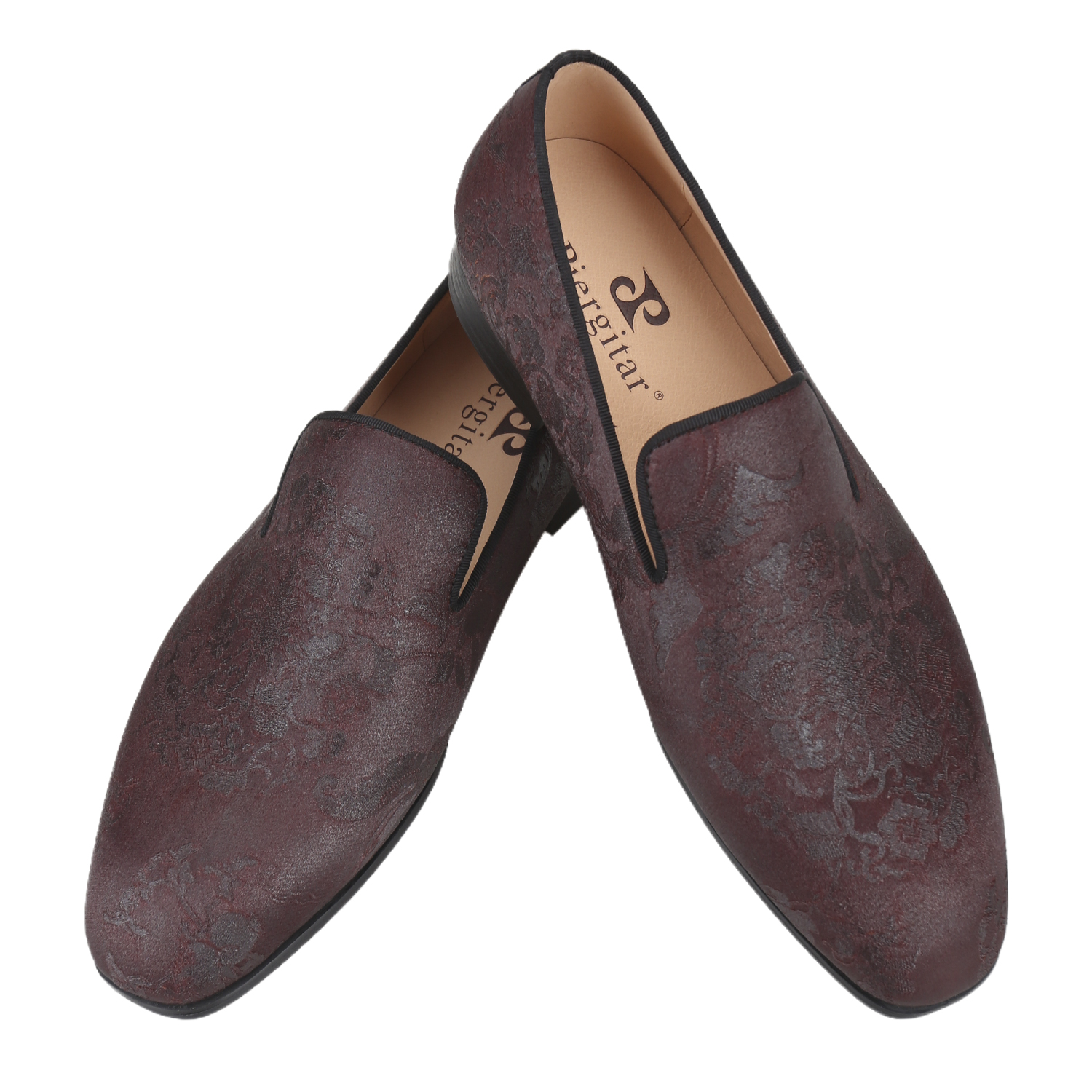 Piergitar Dark Brown Handmade  - Men Formal Wear For Wedding recension och pris