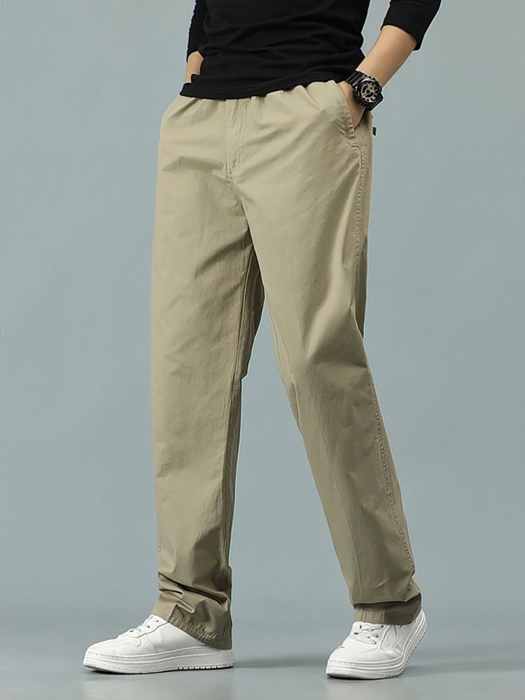 100% Cotton Straight Casual Pa - Men'S Formal Wear For Office recension och pris