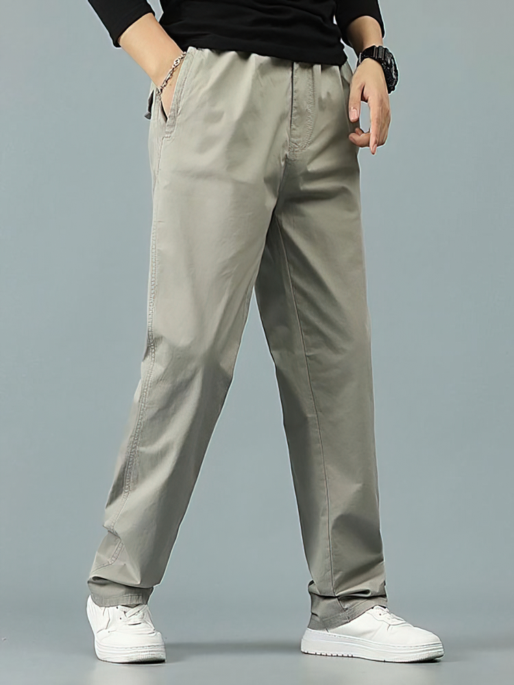 100% Cotton Straight Casual Pa - Men'S Formal Wear For Office recension och pris