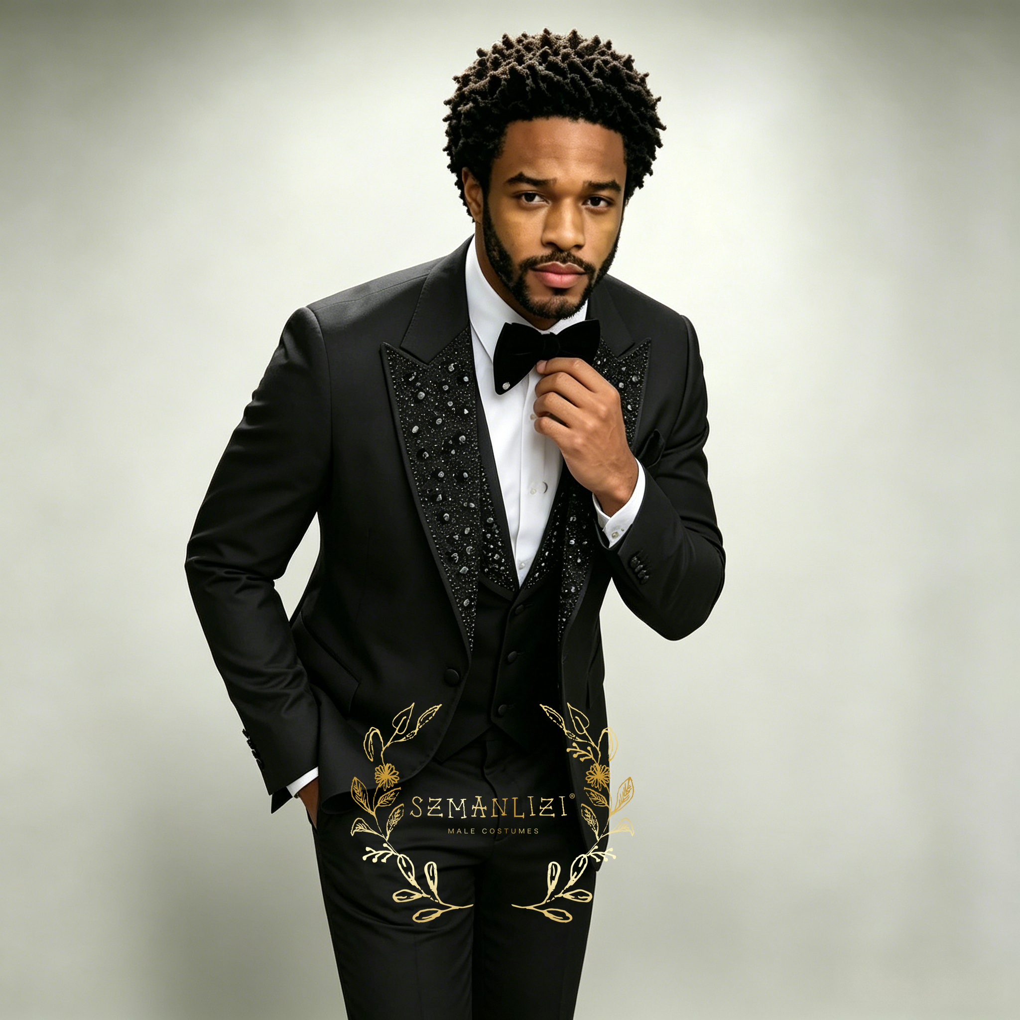 Black Men Suits Luxury Stone C - Men Formal Wear For Wedding recension och pris