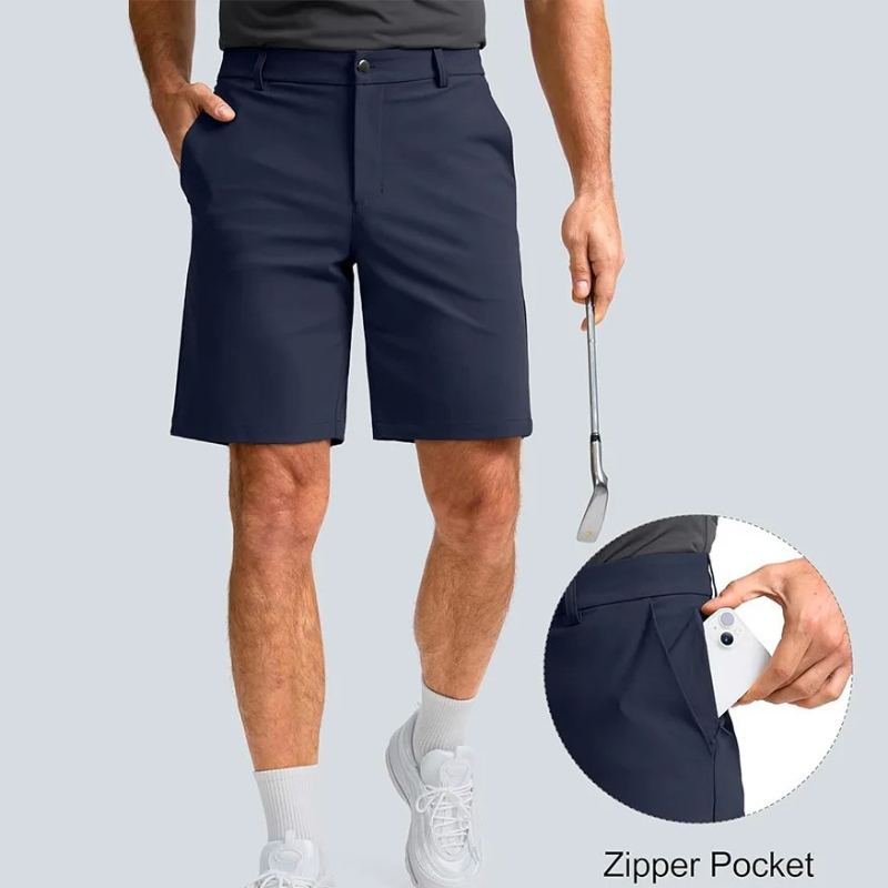 Summer Golf Shorts Men Stretch - Dress Pant Flat Front recension och pris