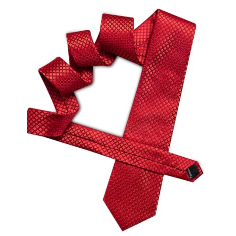 Men Plaid/Striped Ties Set Sil - Pocket Square Set recension och pris