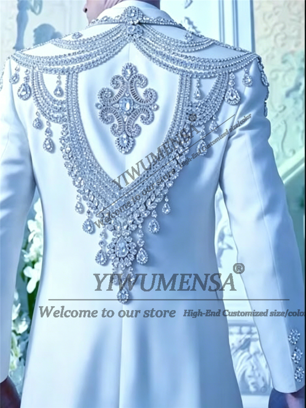 Male Fashion Beading Crystals  - Men Formal Wear Fashion recension och pris