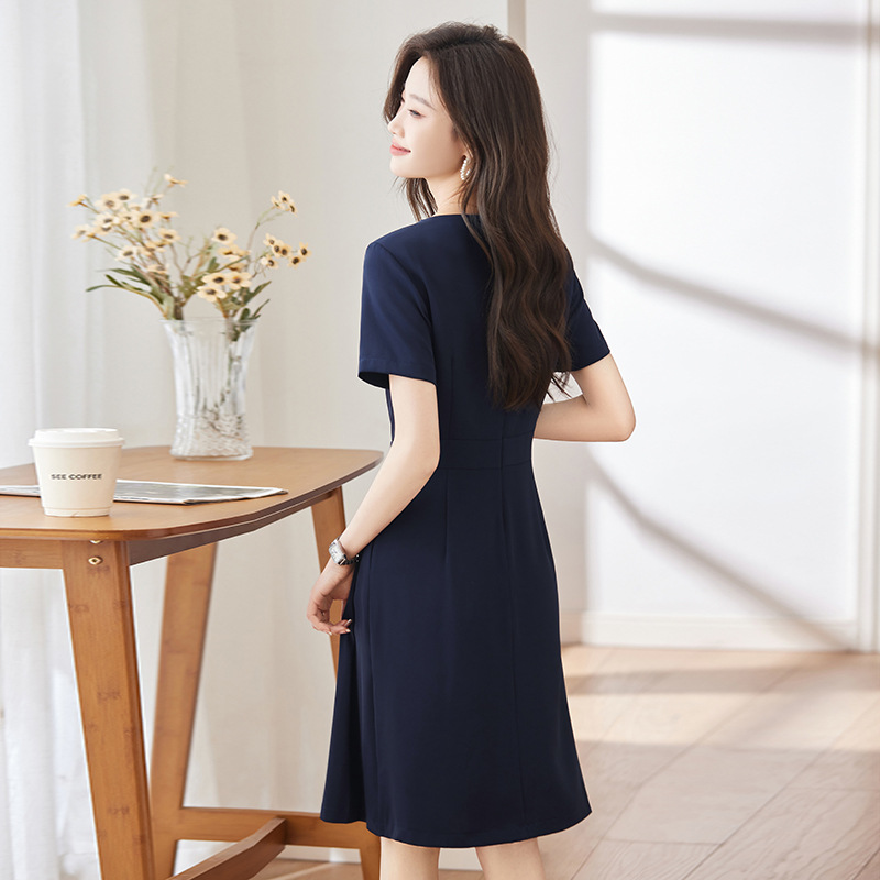 Summer NewVCollared Dress for  - Dress Pant Flat Front recension och pris