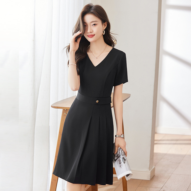Summer NewVCollared Dress for  - Dress Pant Flat Front recension och pris