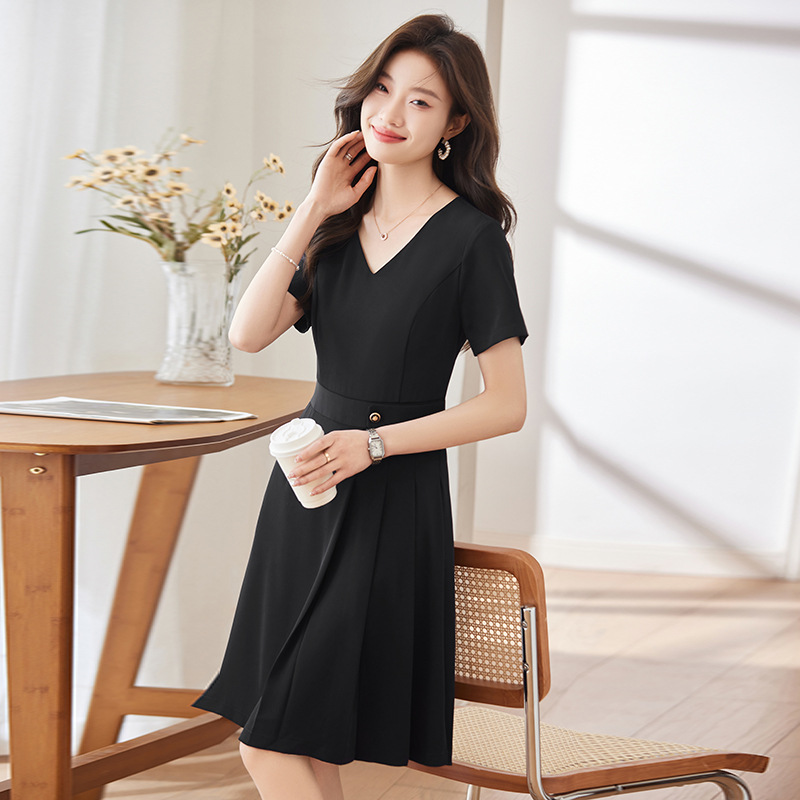 Summer NewVCollared Dress for  - Dress Pant Flat Front recension och pris
