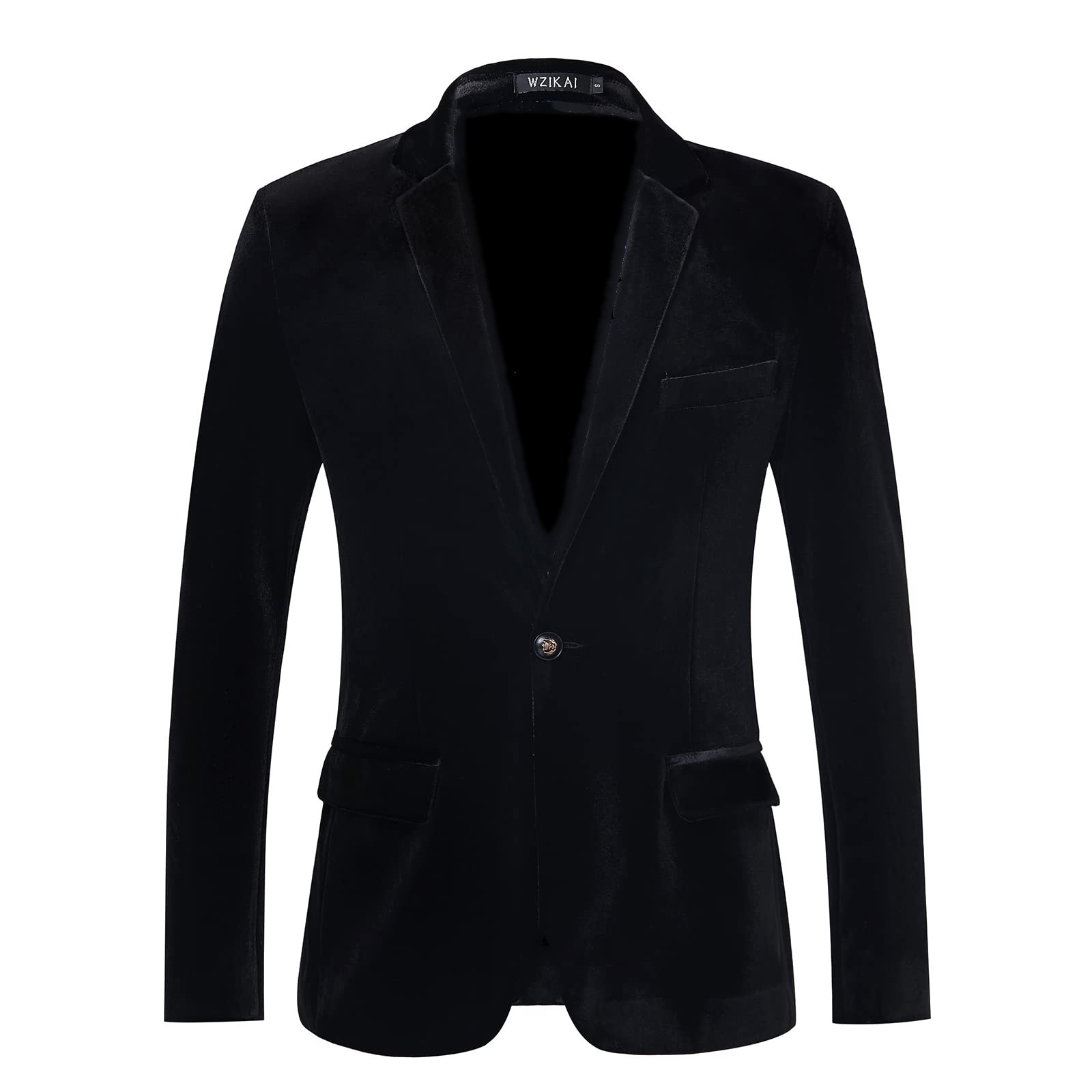 Men's Slim Fit Velvet Blazer J - Men'S Style Formal Wear recension och pris
