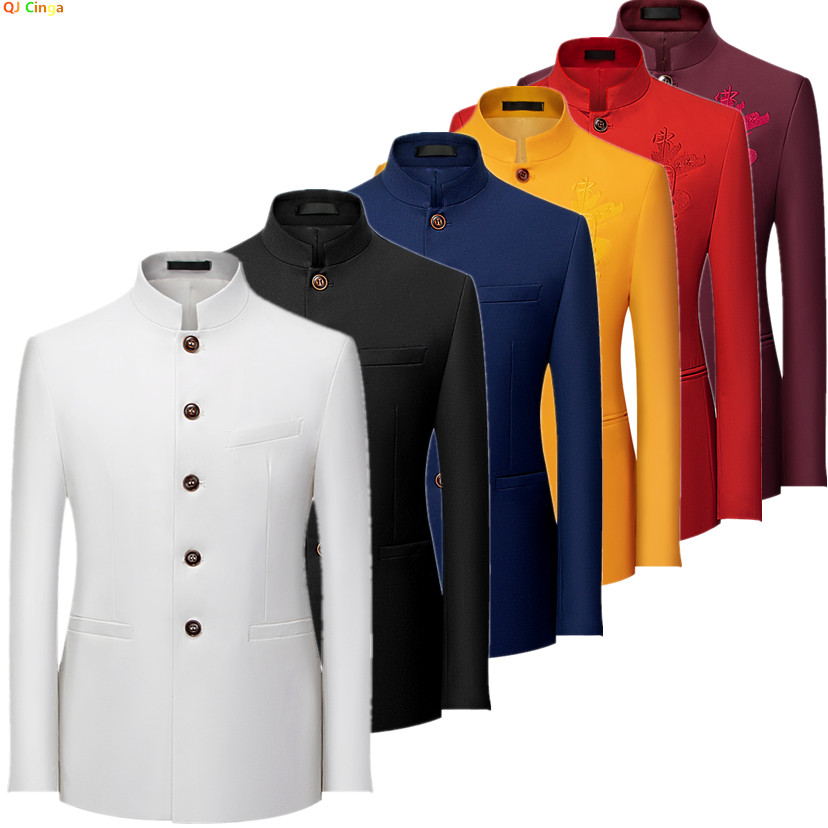 2026 Men's Chinese Style Long  - Men'S Style Formal Wear recension och pris
