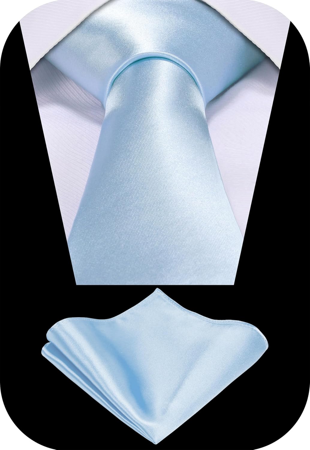5-Piece Tie Set in White or Bl - Pocket Square Set recension och pris