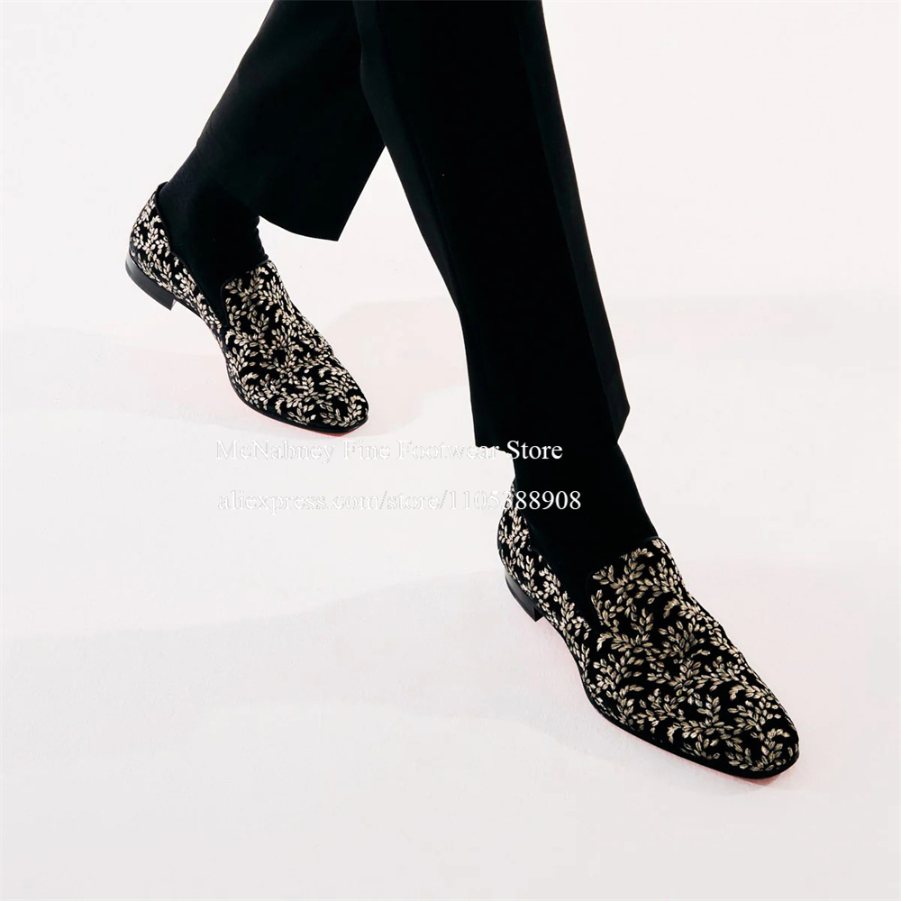 Black Silk Velvet Slip On Loaf - Men Formal Wear For Wedding recension och pris