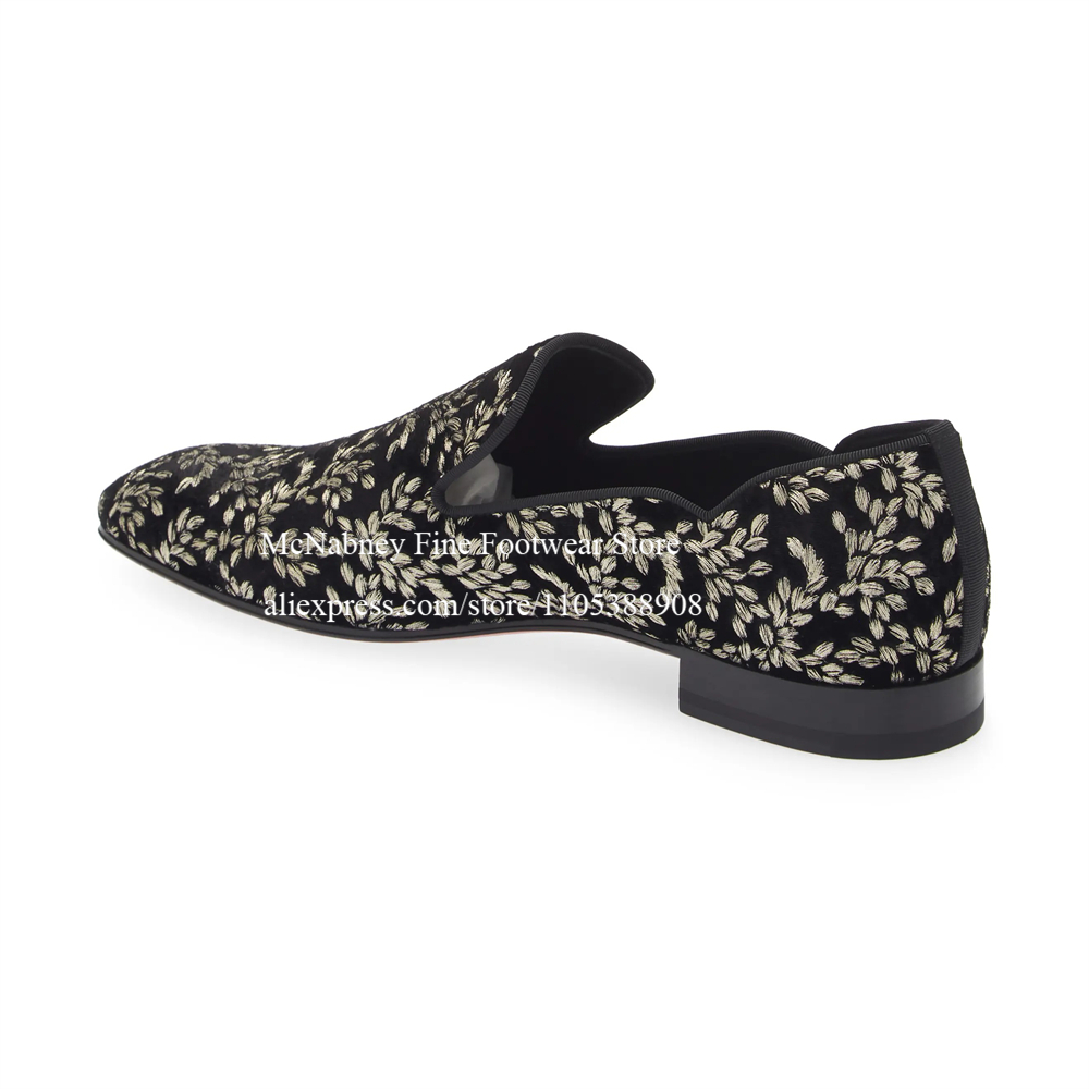 Black Silk Velvet Slip On Loaf - Men Formal Wear For Wedding recension och pris