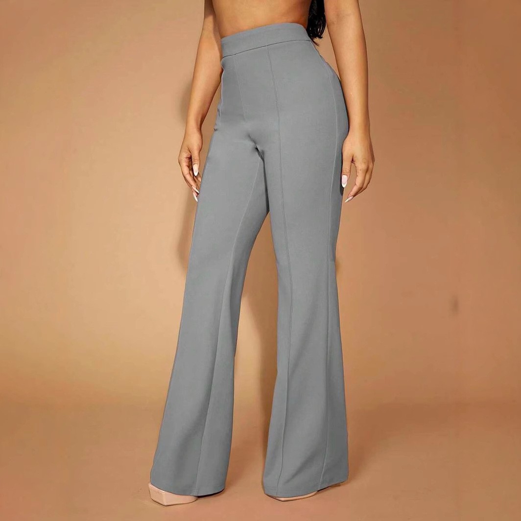 Summer Women's Pants High Wais - Dress Pant Flat Front recension och pris