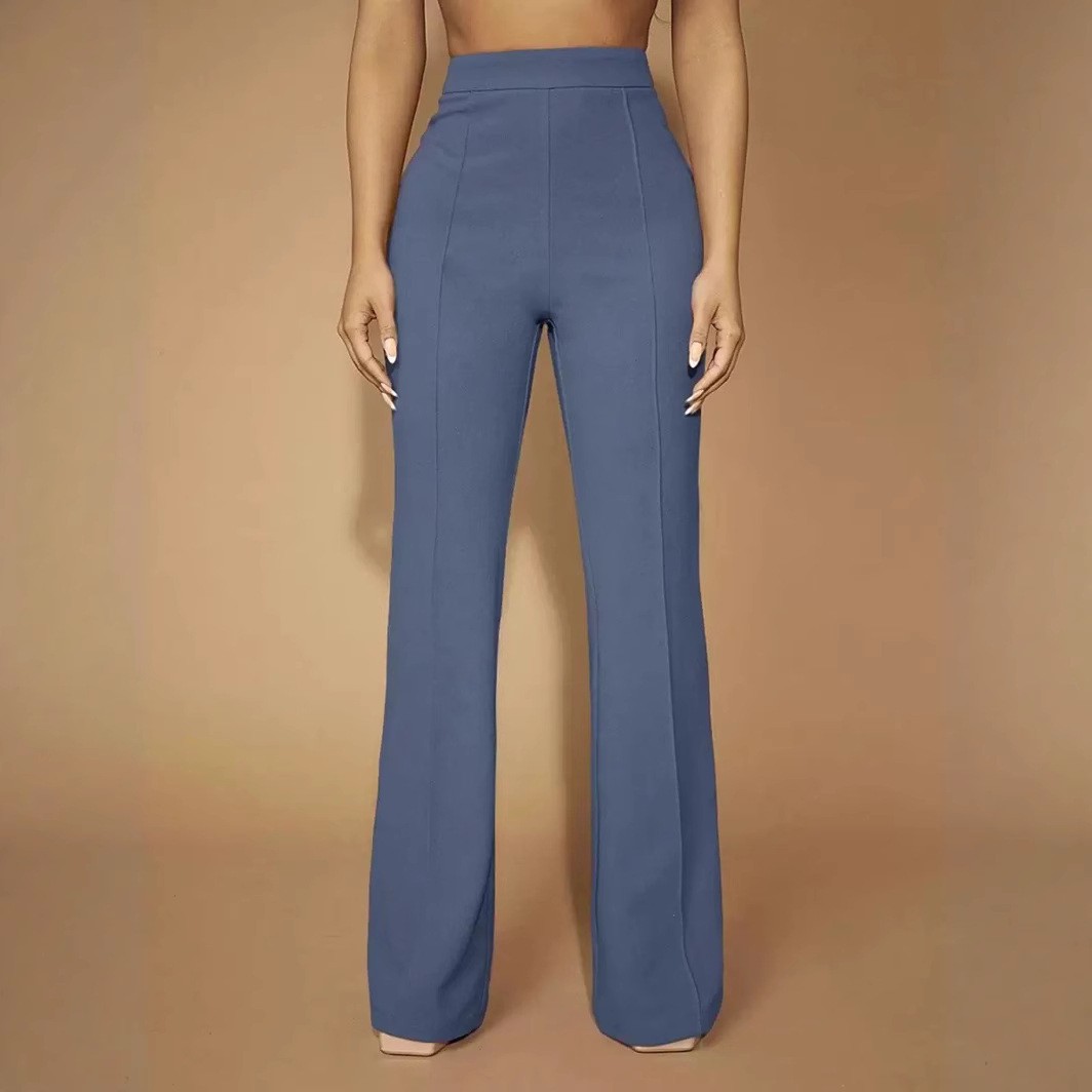 Summer Women's Pants High Wais - Dress Pant Flat Front recension och pris