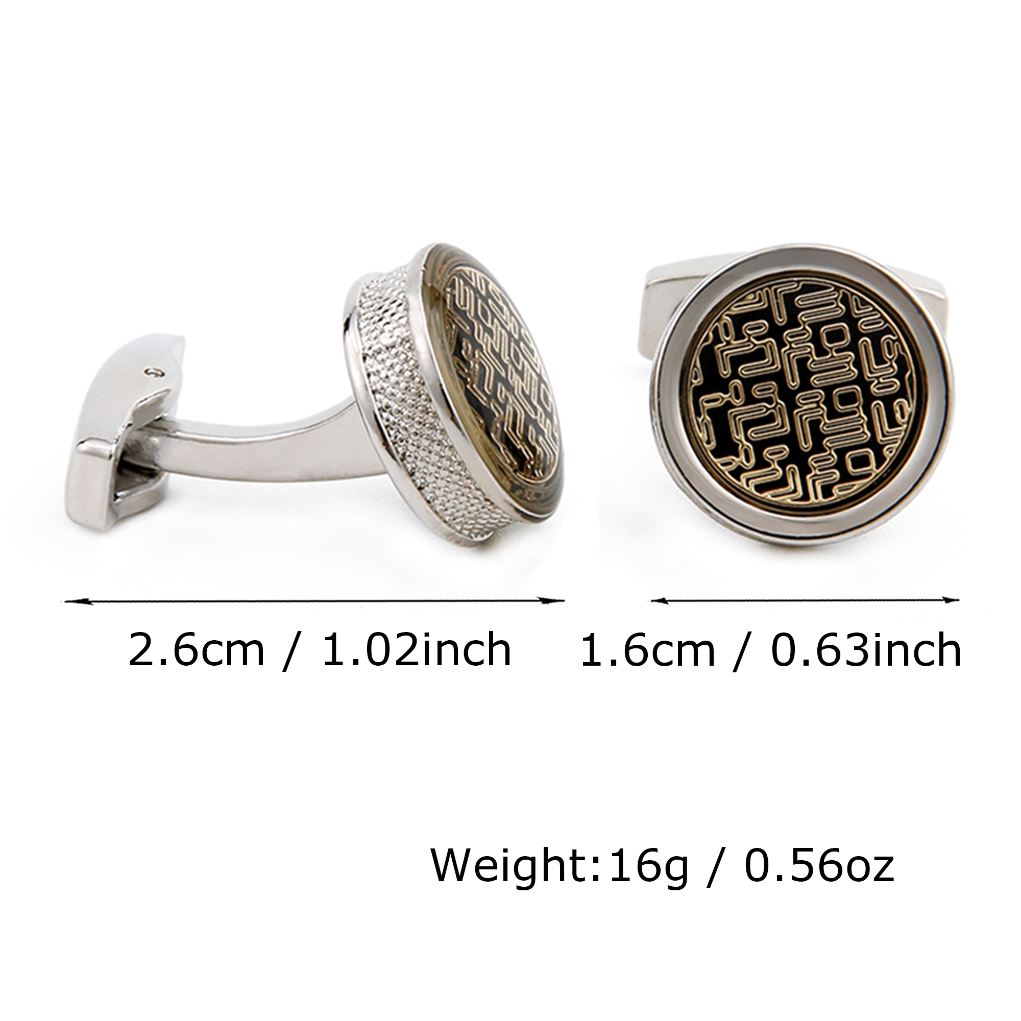 Cuff Links for Men TOMYE XK19S - Dress Shirt French Cuff recension och pris