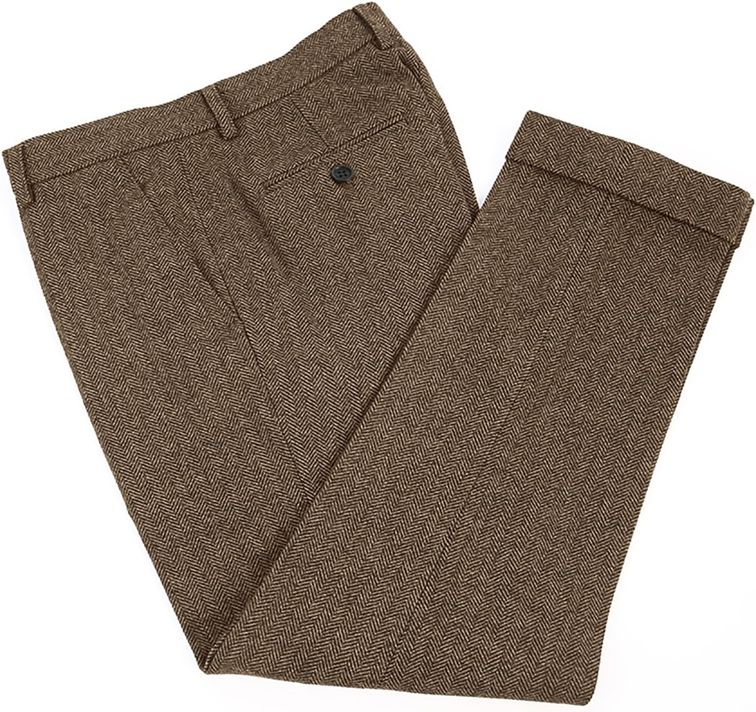 Herringbone Tweed Dress Pants  - Dress Pant Flat Front recension och pris