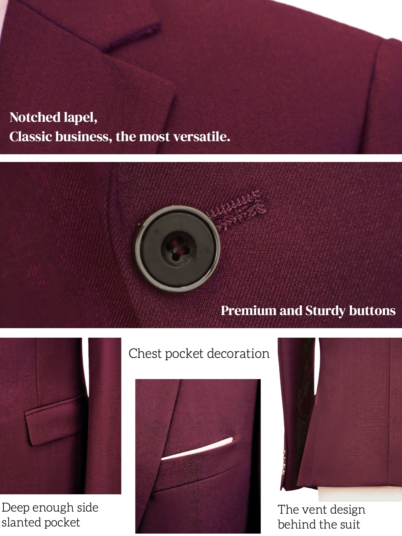 Men's Suit 2pcs Set, Modern Ge - Men Formal Wear Modern recension och pris