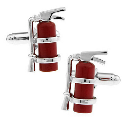 High-End Red Firefighter Mater - Dress Shirt French Cuff recension och pris