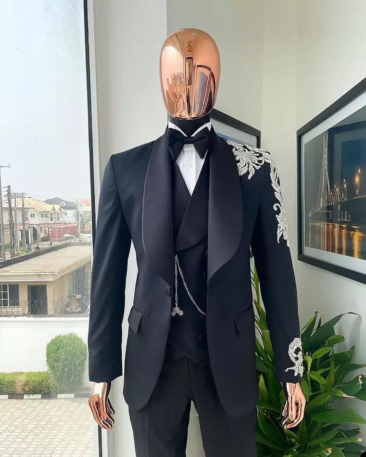 Piece Wedding Tuxedos Men Suit - Men Formal Wear Modern recension och pris