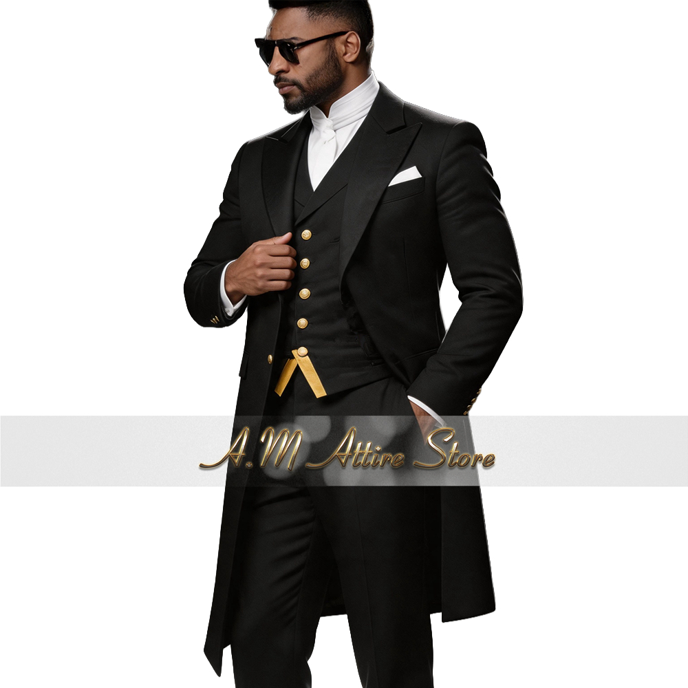Wedding Suit for Men Blue 3-Pi - Men Formal Wear For Wedding recension och pris