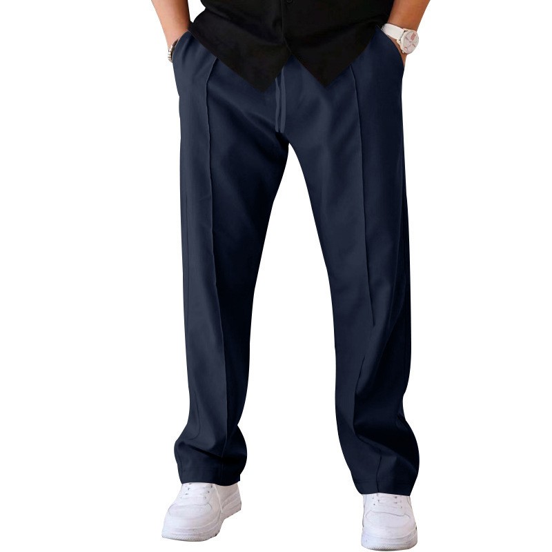 Men Casual LooseStraight Leg D - Dress Pant Flat Front recension och pris