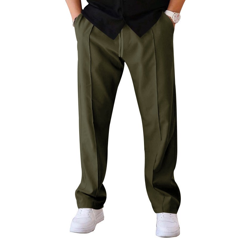 Men Casual LooseStraight Leg D - Dress Pant Flat Front recension och pris