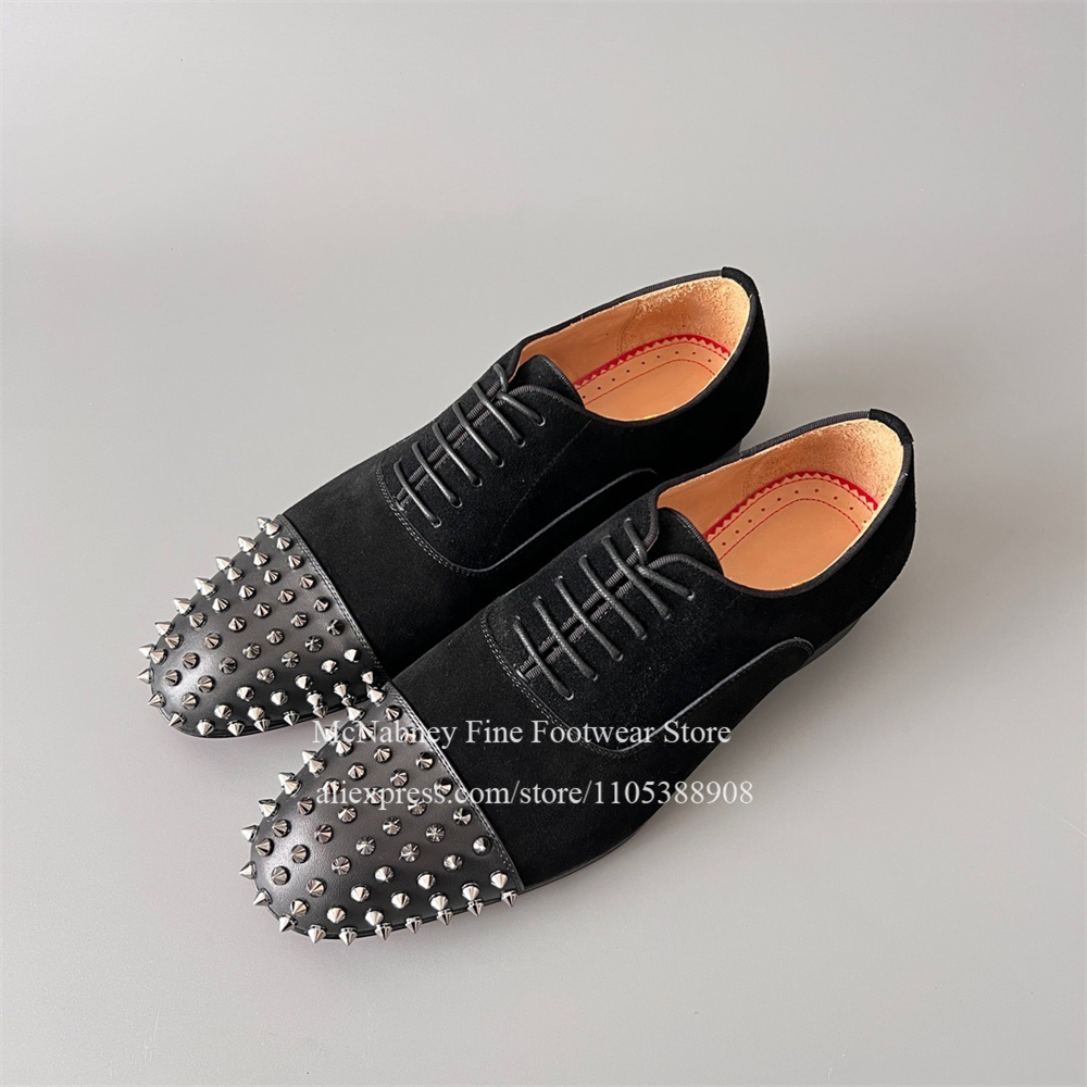 Spike Studs Leather Dress Shoe - Men Formal Wear For Wedding recension och pris