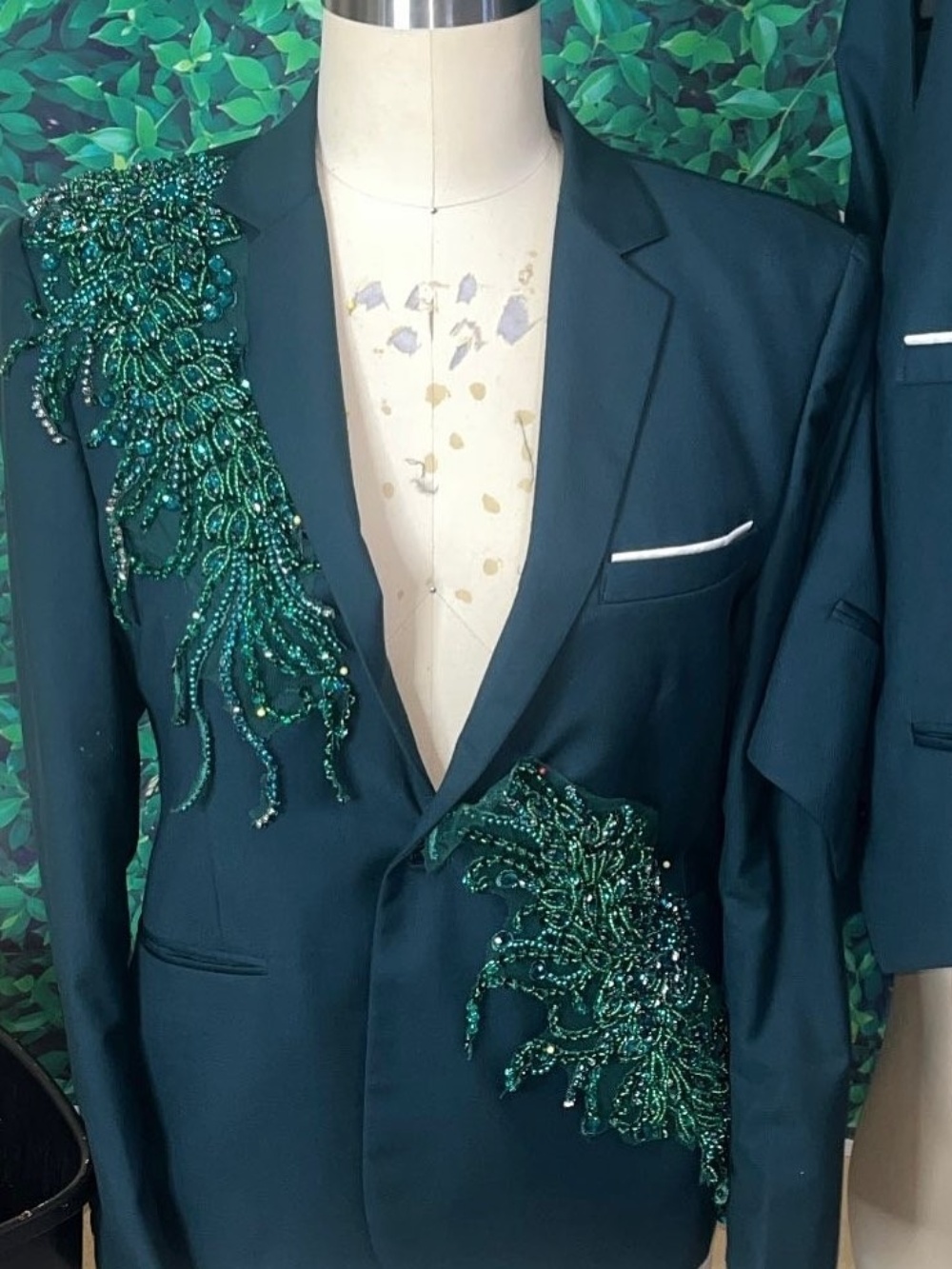 Hand-Stitched Men Suits Groom  - Men Formal Wear Modern recension och pris