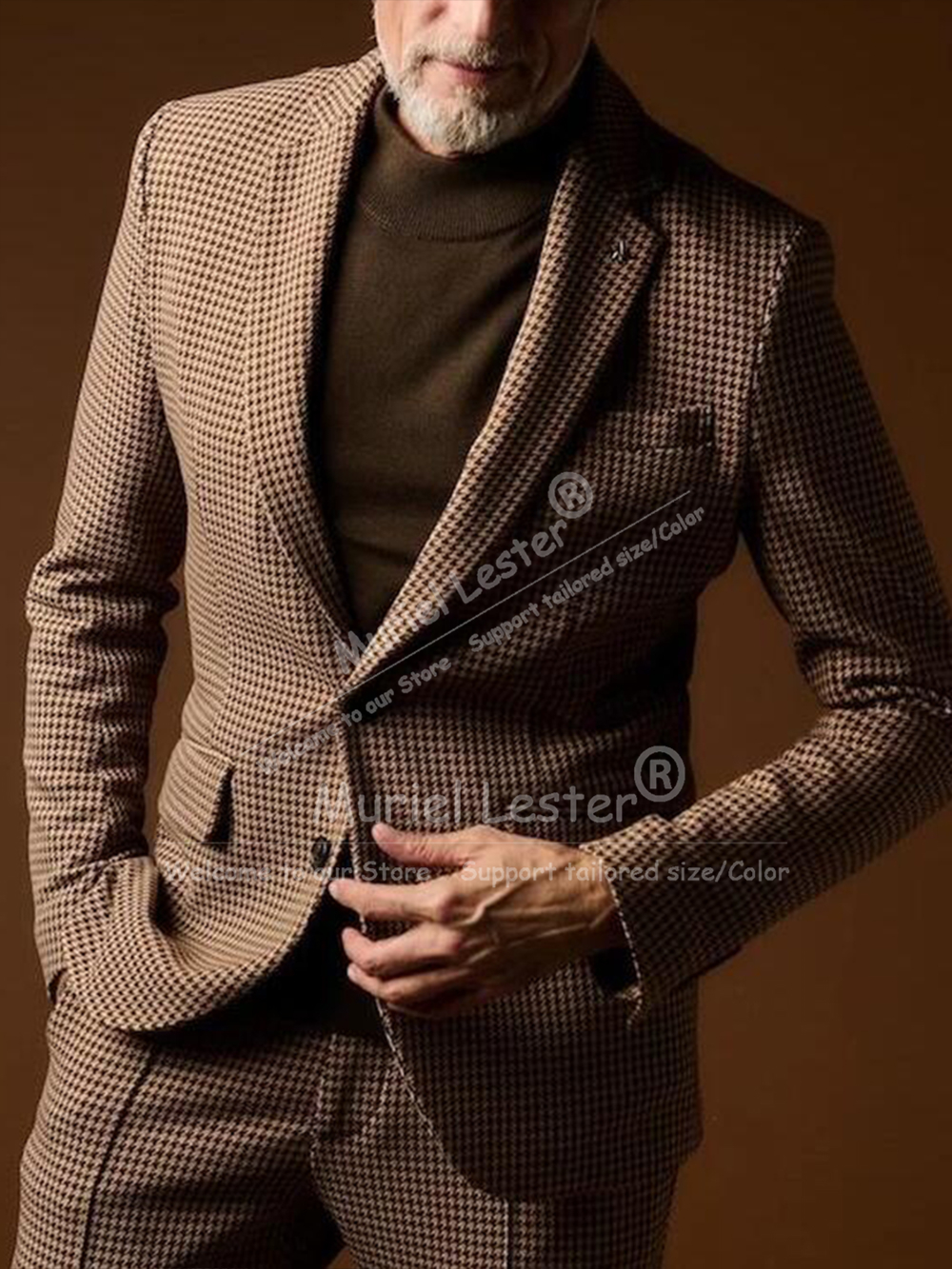 Vintage Suits Men 2 Piece Sets - Men'S Formal Wear For Office recension och pris