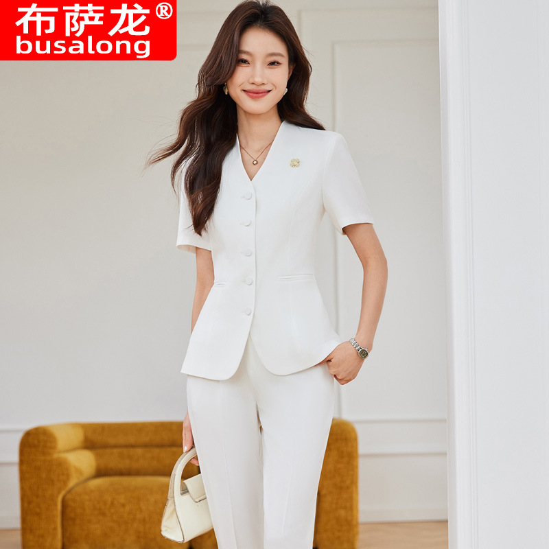 Professional women's summer su - Dress Pant Flat Front recension och pris