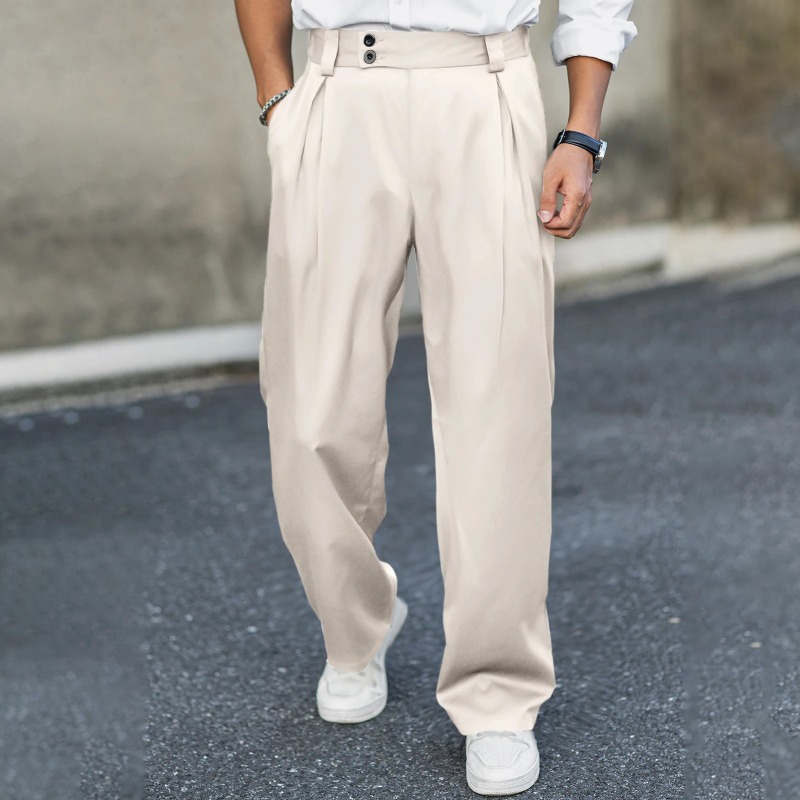 Men’s Wide Leg Dress Pants Hig - Dress Pant Flat Front recension och pris